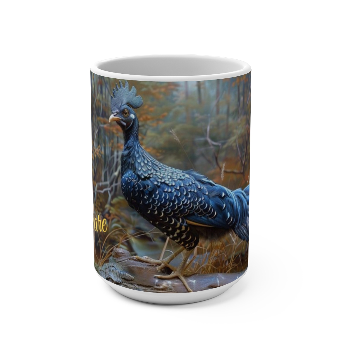 Delaware Blue Hen Large Ceramic Coffee Mug 15oz