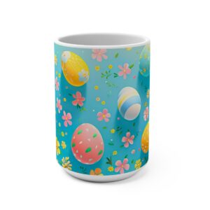 Easter Egg Abstract Zen Large Ceramic Coffee Mug 15oz
